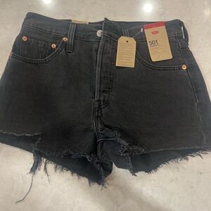 Levi's 501 high rise Jean shorts